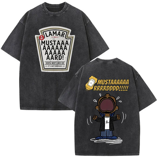 Kendrick Lamar Album - Washed Vintage Oversized T-shirt