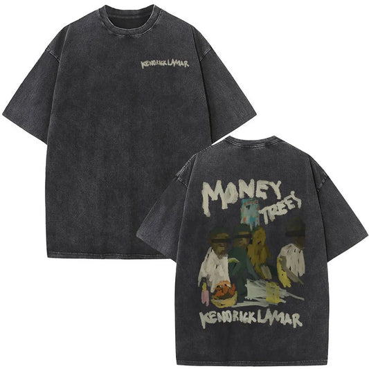 Kendrick Lamar Album - Washed Vintage Oversized T-shirt