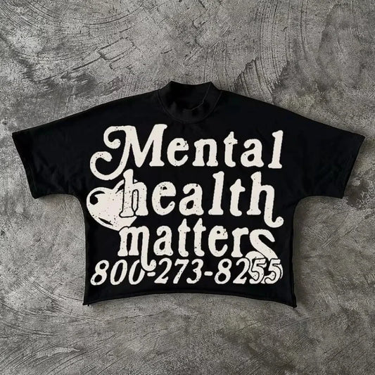 Mental Health Matters - Cropped T-Shirt
