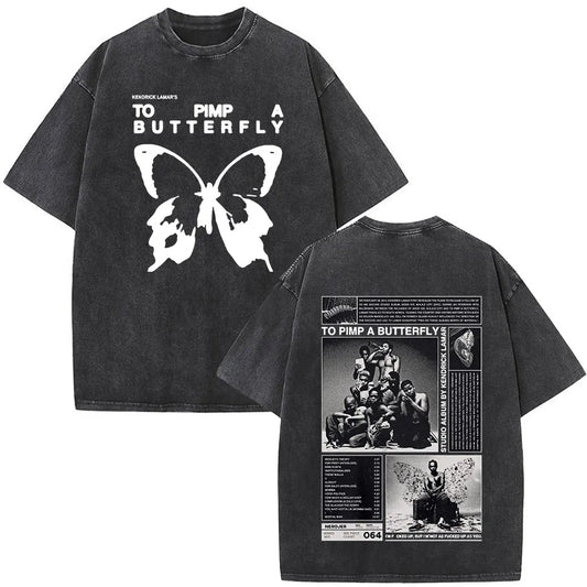 Kendrick Lamar Album - Washed Vintage Oversized T-shirt