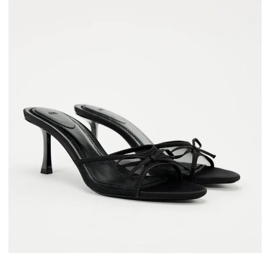 The Isla Lace Bow Heels