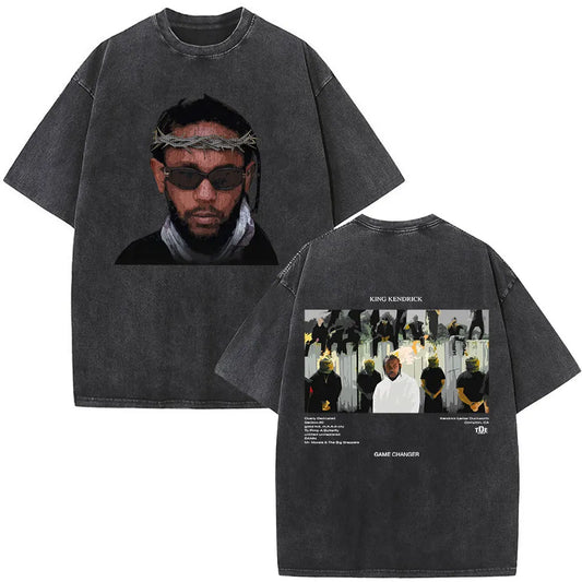 Kendrick Lamar Album - Washed Vintage Oversized T-shirt