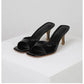 Thea - Square-Toe Heeled Sandals