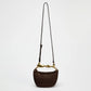 Braided Mini Crossbody Baguette Bag