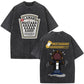 "They Not Like Us" Kendrick  - Washed Vintage Oversized T-shirt