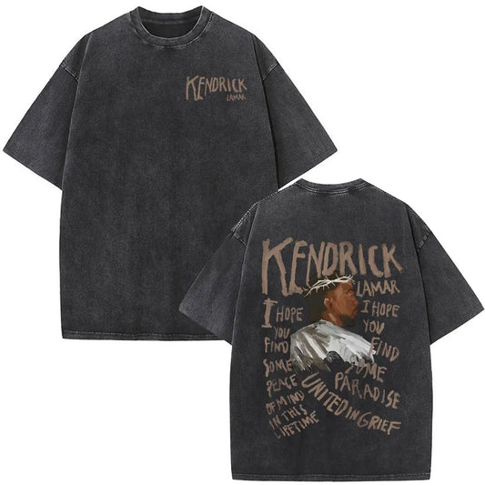 "They Not Like Us" Kendrick  - Washed Vintage Oversized T-shirt