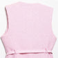 Delphine – The Belted Button-Front Vest