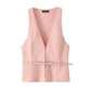 Vivienne – The Belted Vest Blazer & Tailored Shorts Set