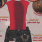 Y2k Skirt Letter Embroidery Denim Pleated Mini Skirt