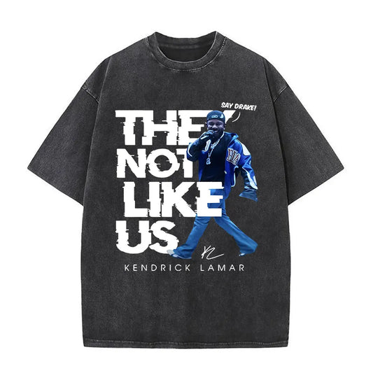 Kendrick Lamar Album - Washed Vintage Oversized T-shirt