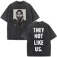 "They Not Like Us" Kendrick  - Washed Vintage Oversized T-shirt