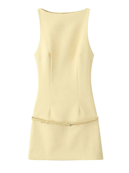 Serena - Belted Midi Dress