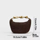 Braided Mini Crossbody Baguette Bag