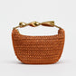 Braided Mini Crossbody Baguette Bag