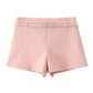 Vivienne – The Belted Vest Blazer & Tailored Shorts Set