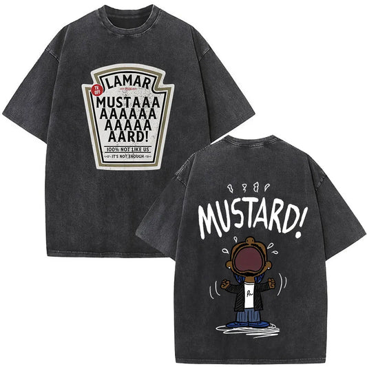 Kendrick Lamar Album - Washed Vintage Oversized T-shirt