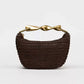 Braided Mini Crossbody Baguette Bag