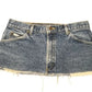 Denim Jersey Print - Mini Skirt