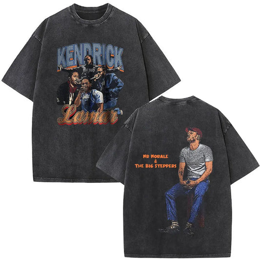 Kendrick Lamar Album - Washed Vintage Oversized T-shirt