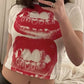 Punk Y2K Baby Short Sleeve T Shirt